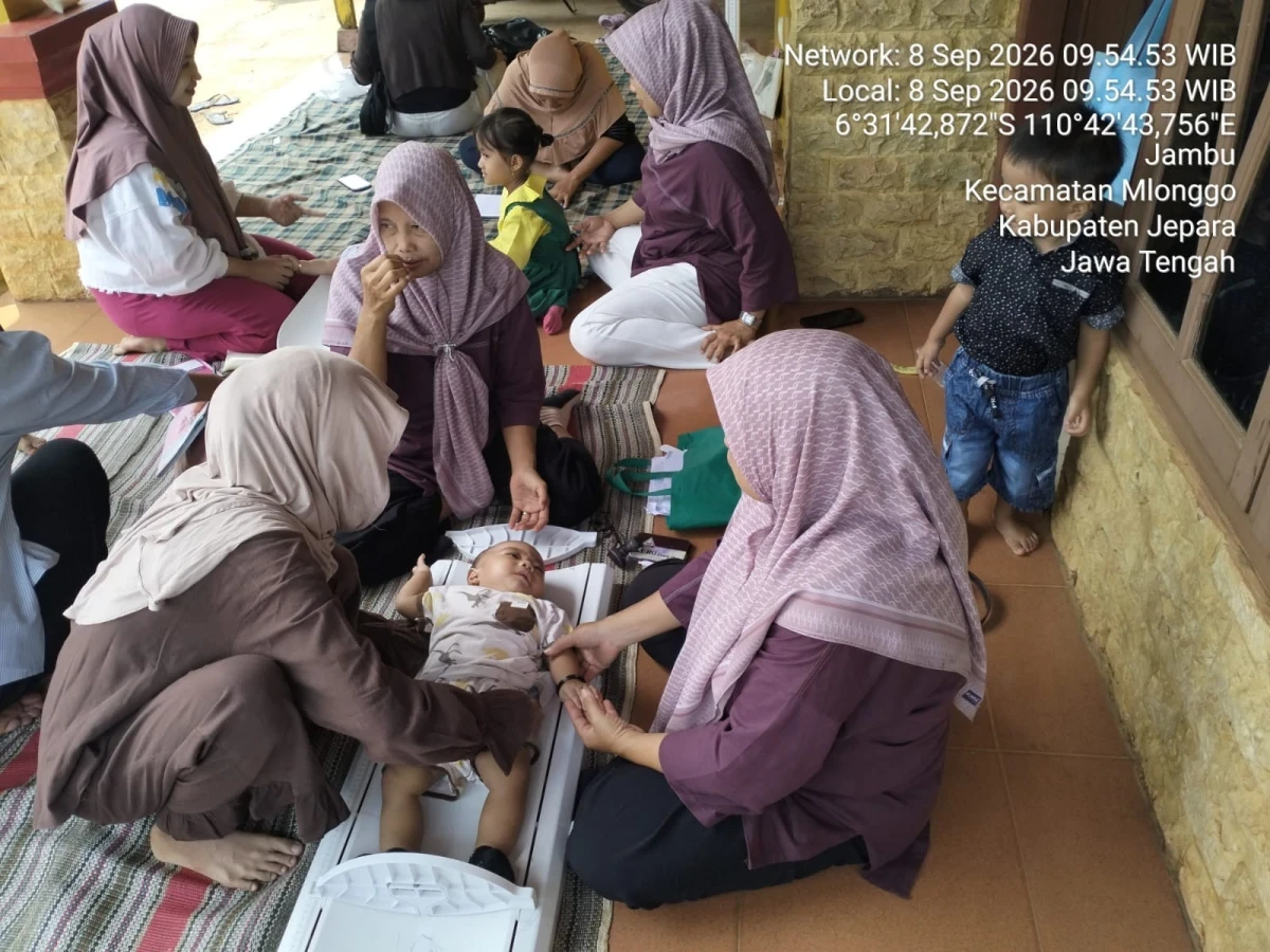 Pokja IV TP PKK Kecamatan Mlonggo Tingkatkan Sinergi Posyandu dan BKB Nusa Jaya 7 di Desa Jambu