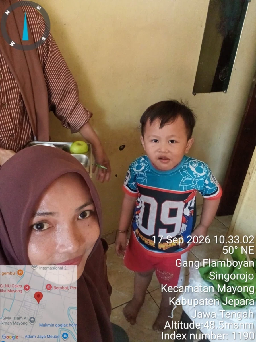 Potret Kebersamaan Kader dan Warga Saat Penyaluran MBG Balita di Posyandu Anggrek 1
