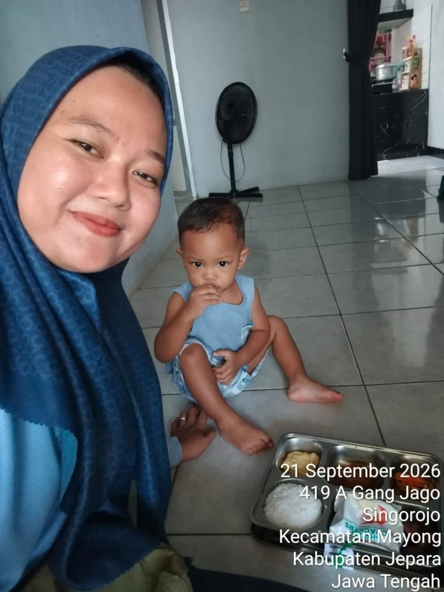 Transparan dan Tepat Sasaran, Penyaluran MBG Balita Posyandu Anggrek 2 Singorojo Dipuji