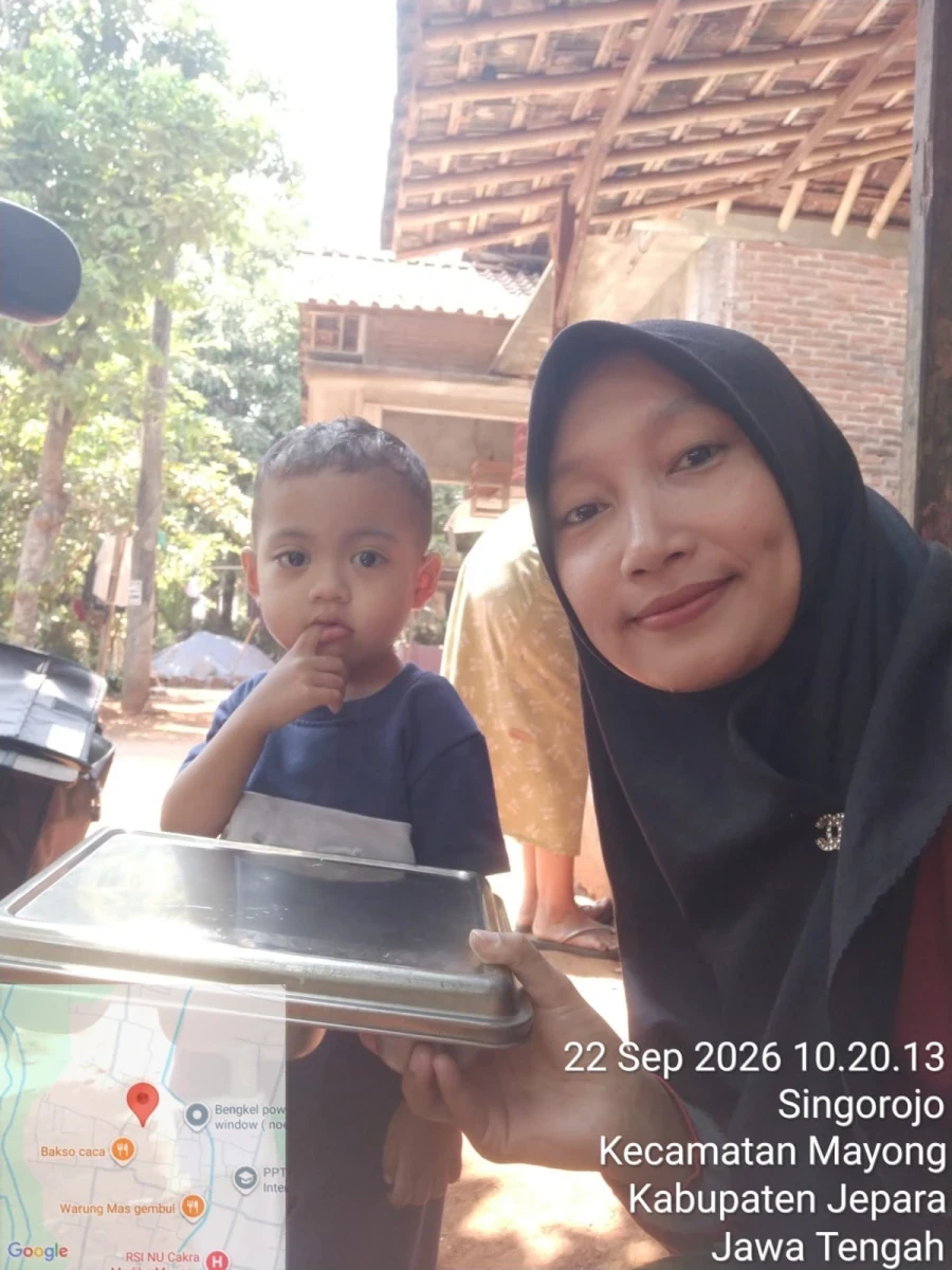 Dorong Kesehatan Anak, Posyandu Dahlia Singorojo Bagikan Menu MBG Seimbang 