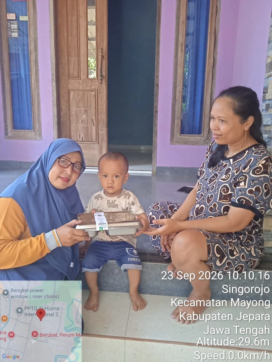 Update Penyaluran MBG Balita di Posyandu Mawar Merah Desa Singorojo Mayong