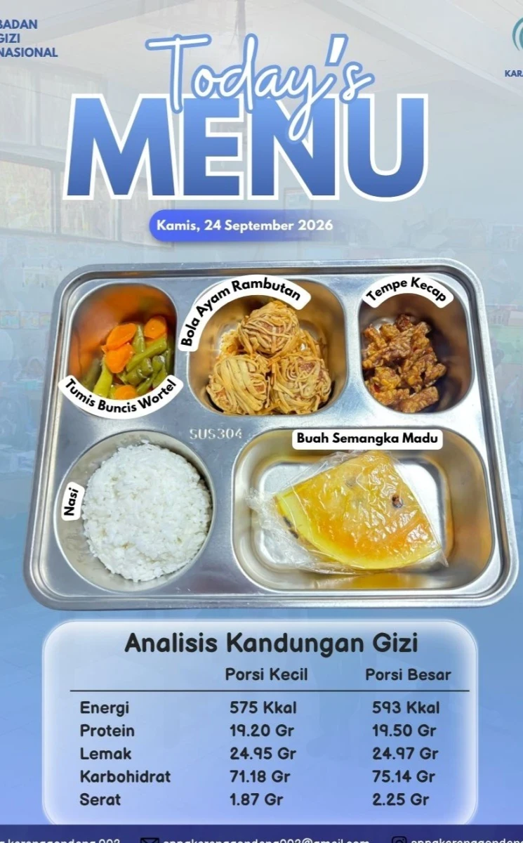 Menu Bergizi MBG untuk Ibu Hamil, Busui, dan Balita di Posyandu Harapan 1 RW 09 Desa Karanggondang