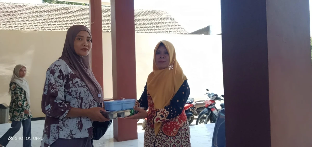 Pendistribusian MBG di Desa Mangunan 