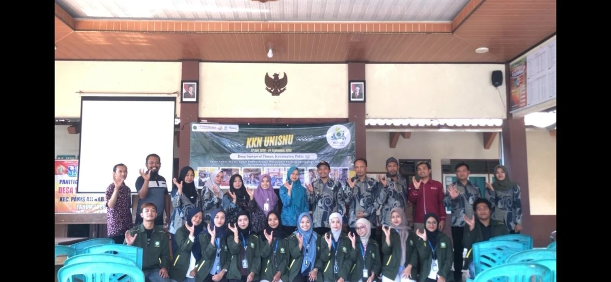 Pertemuan Penarikan KKN UNISNU Di Desa Suwawal Timur