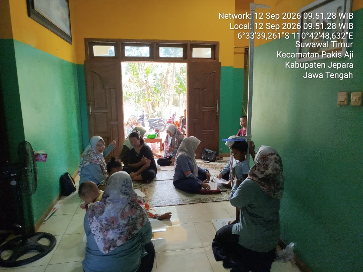 Kegiatan Posyandu Sari Mulyo 4 Di Dk Tegal Rejo RT 03 RW 03 Desa Suwawal Tmur