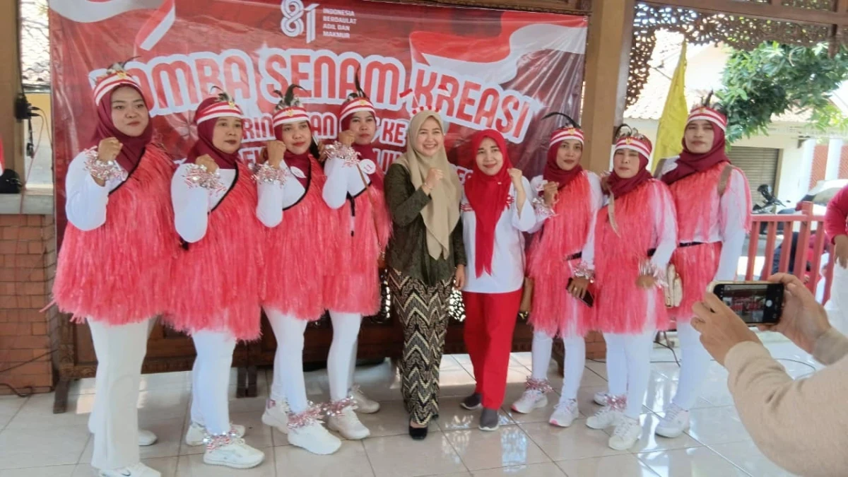 Lomba Senam Kreasi di Kecamatan Pecangaan