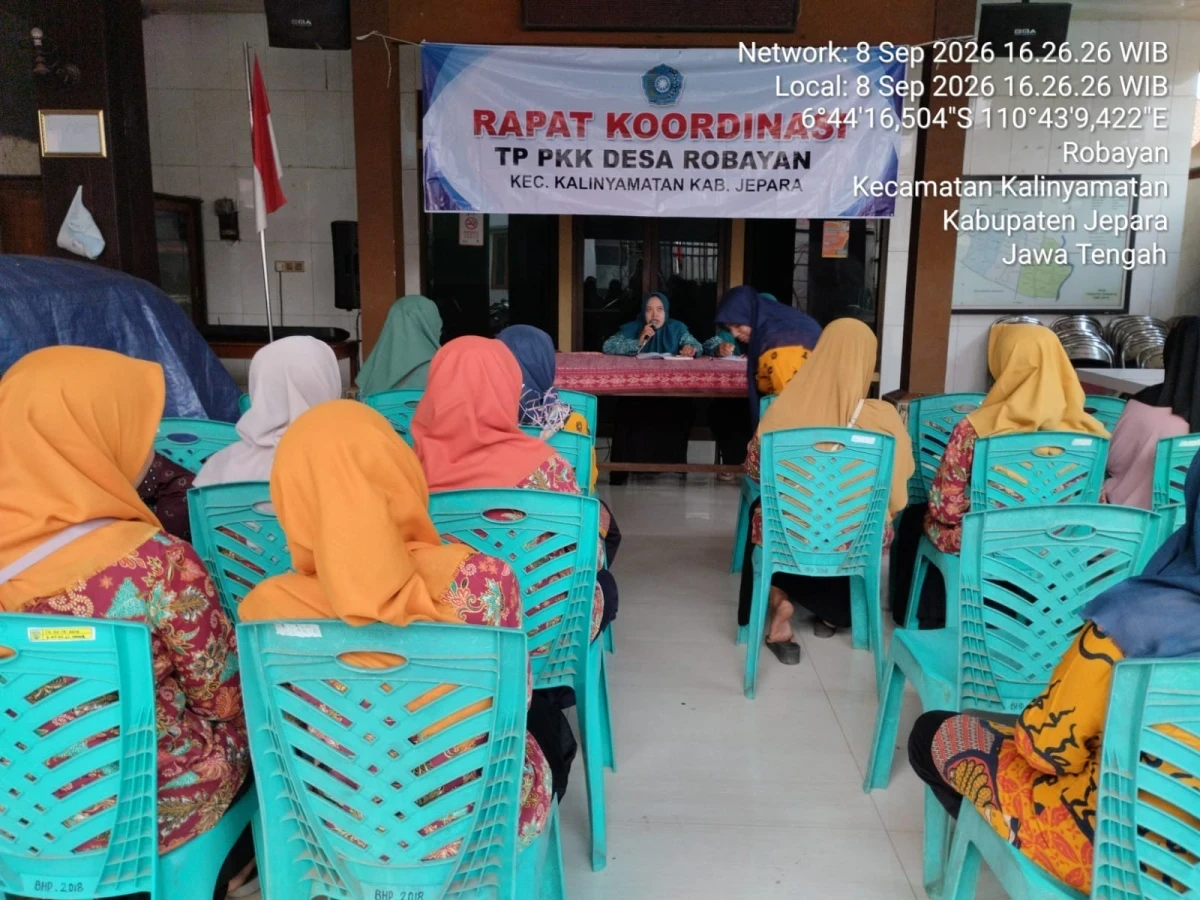 RAPAT KOORDINASI TP PKK DESA ROBAYAN