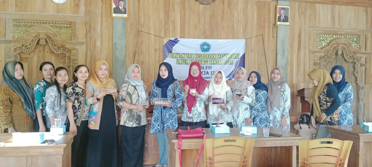 Peningkatan Kesadaran Masyarakat Untuk Konsumsi pangan B2SA
