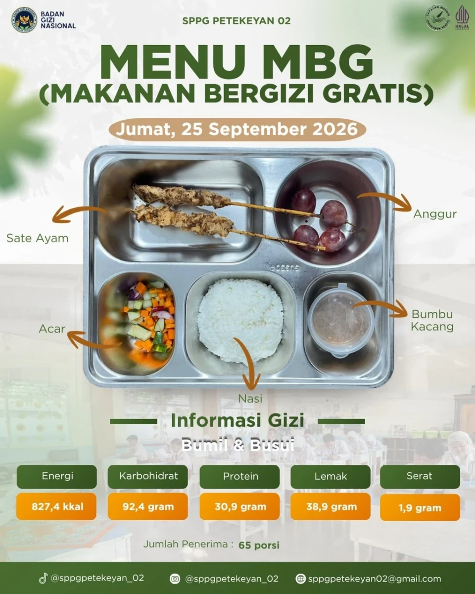 Kader Posyandu mendistribusikan MBG 3B