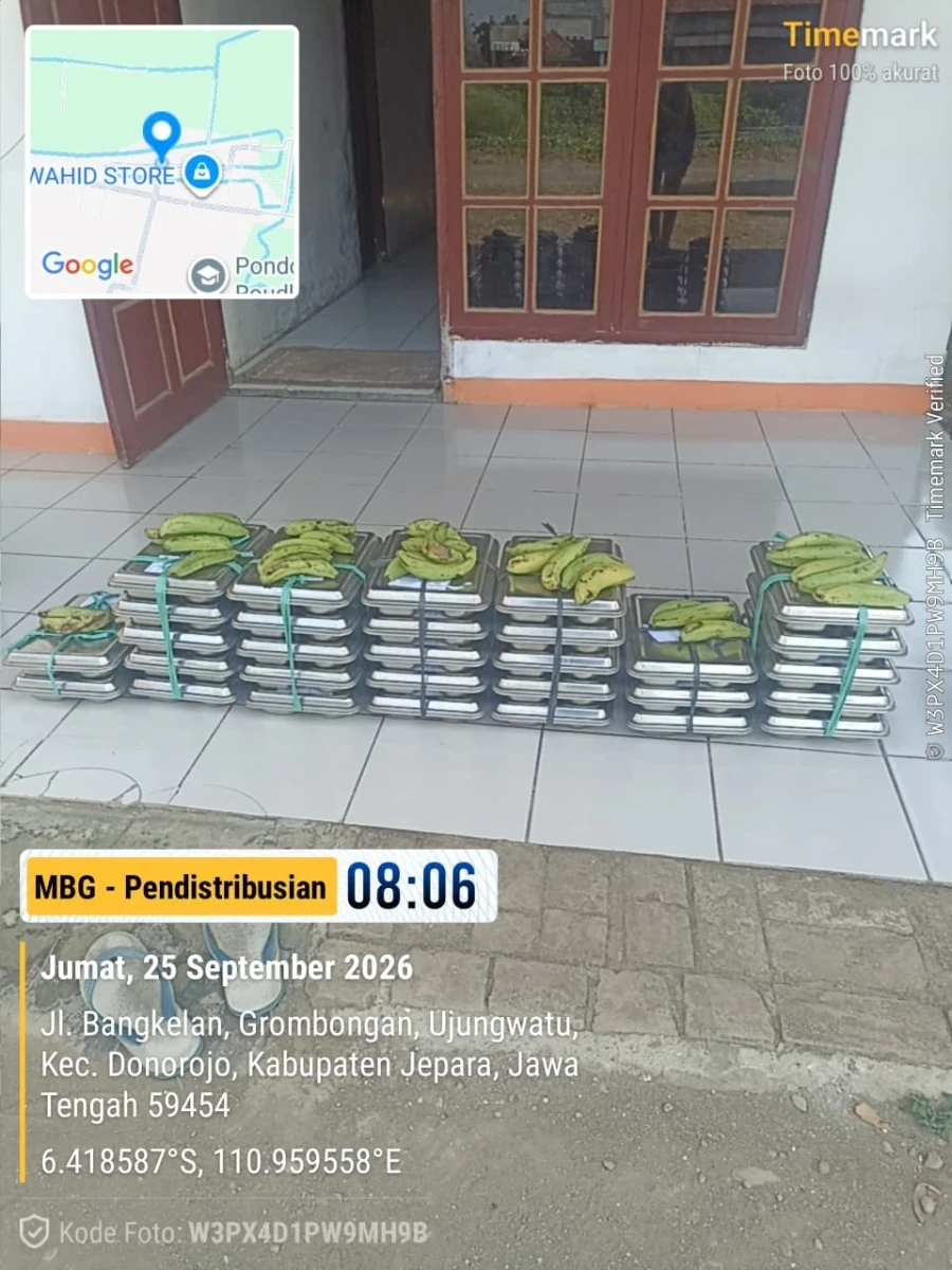 PENDISTRIBUSIAN MBG DI POS 06 RW 03 DUKUH GROBOGAN DESA UJUNGWATU