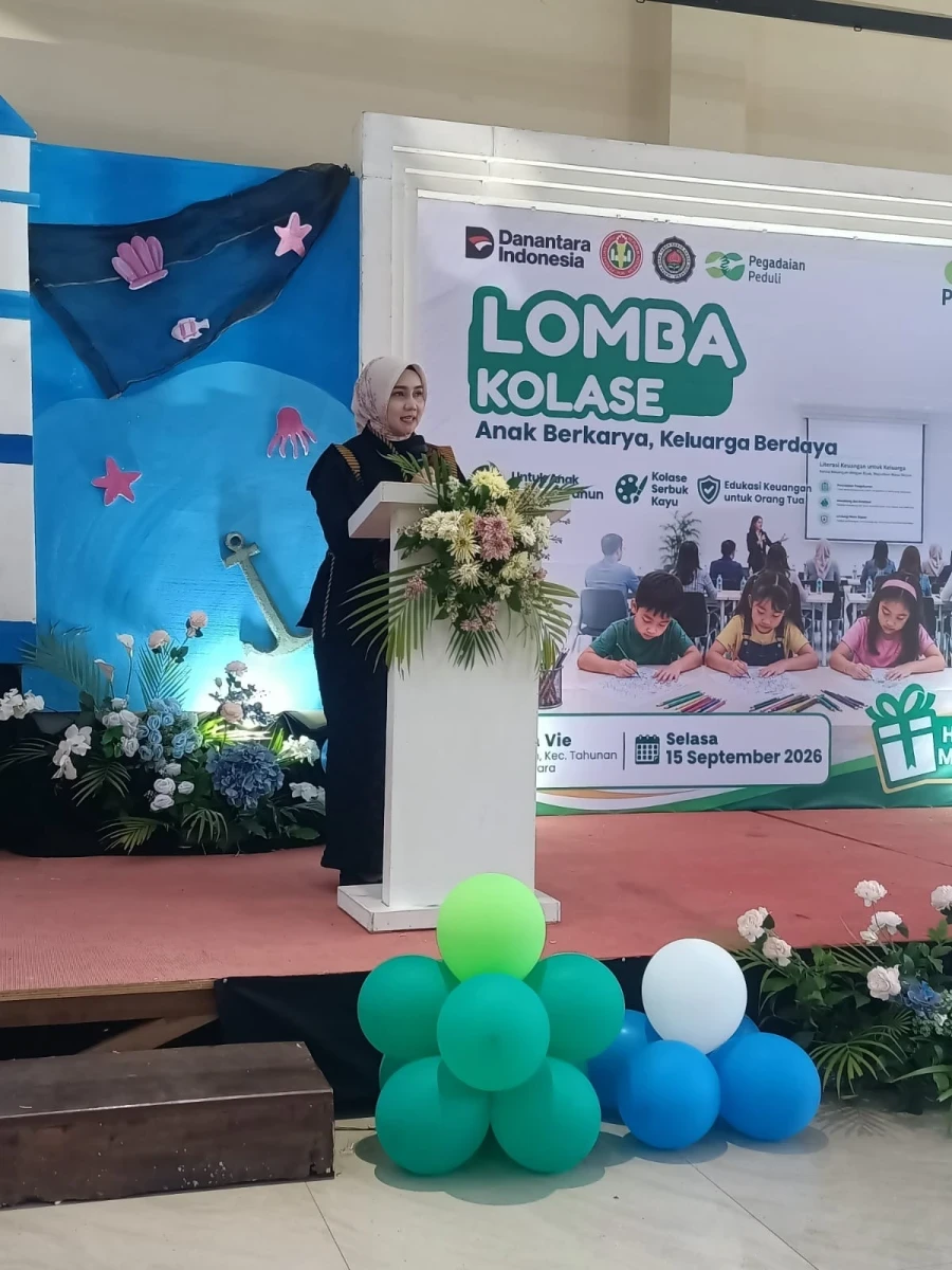 Ketua TP. PKK Desa Senenan Menghadiri Lomba Kolase tingkat TK se-Kabupaten Jepara