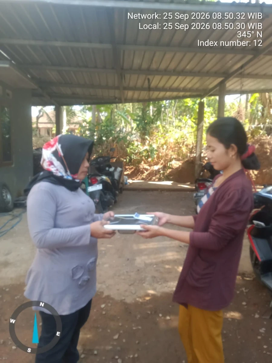 Pembagian MBG ke dukuh godang