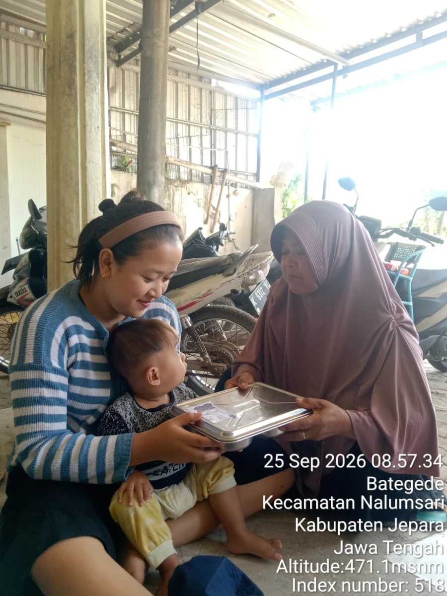 Pembagian MBG ke dukuh godang