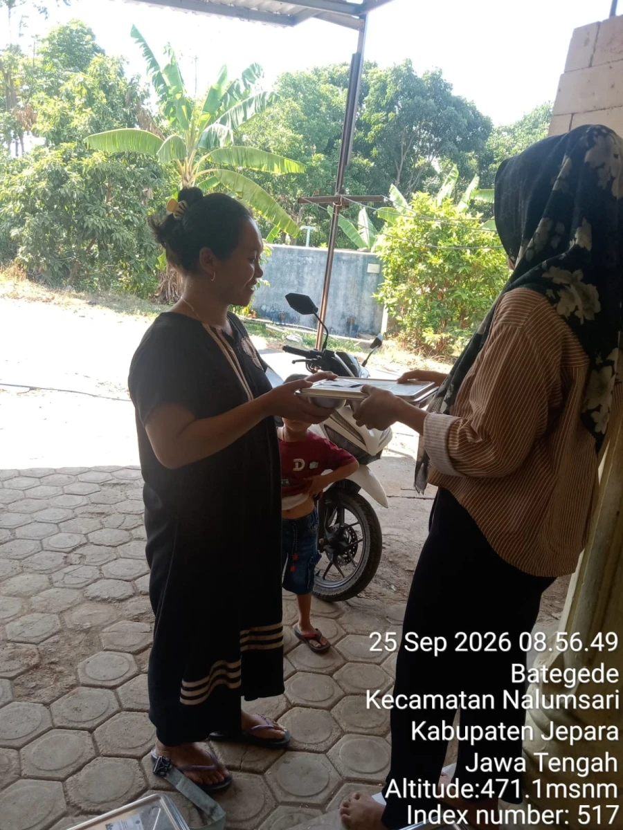 Pembagian MBG ke dukuh godang