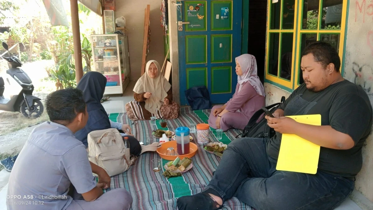 Kembangkan Potensi Rumput Laut Telukawur, Tim MEL, ESS dan GEDSI Dialog Bersama KUBE Seaweed Kartini