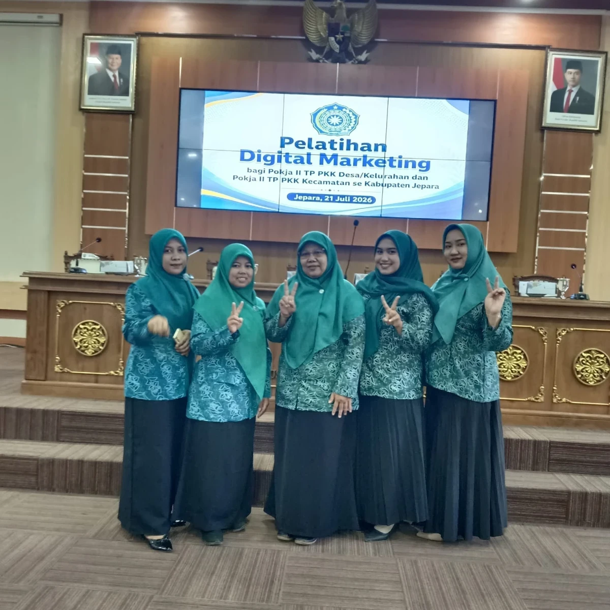 Pelatihan Digital Marketing bagi Pokja II TP PKK Desa/Kelurahan dan Pokja II Kecamatan se Kabupaten Jepara