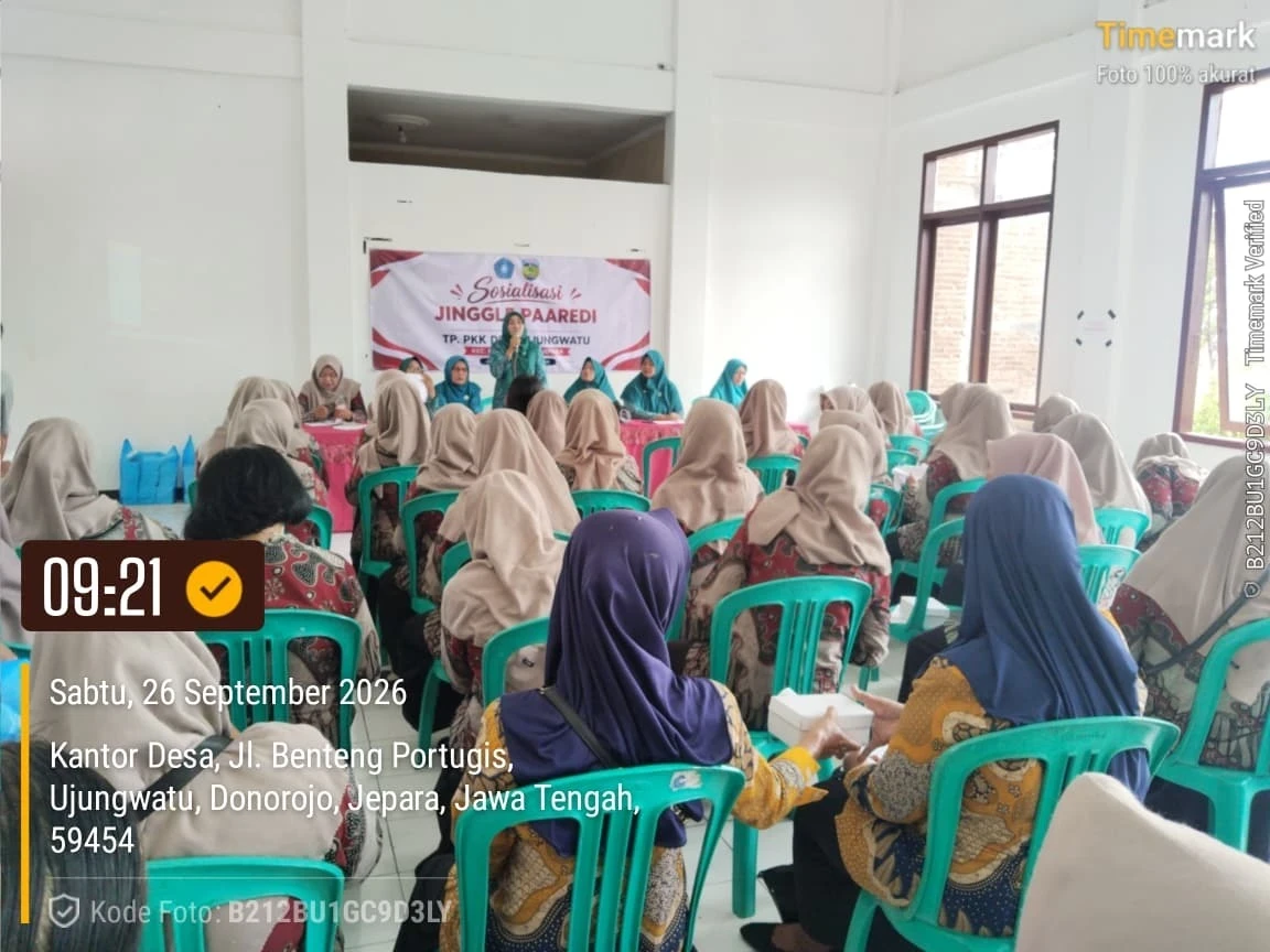SOSIALISASI JINGLE PAAREDI TP.PKK DESA UJUNGWATU TAHUN 2026
