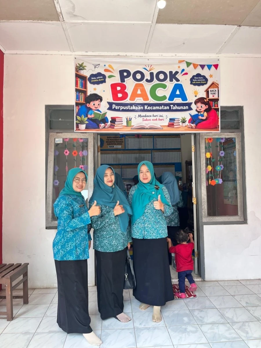 Bunda Literasi Desa Senenan Mengunjungi Pojok Baca Kecamatan Tahunan