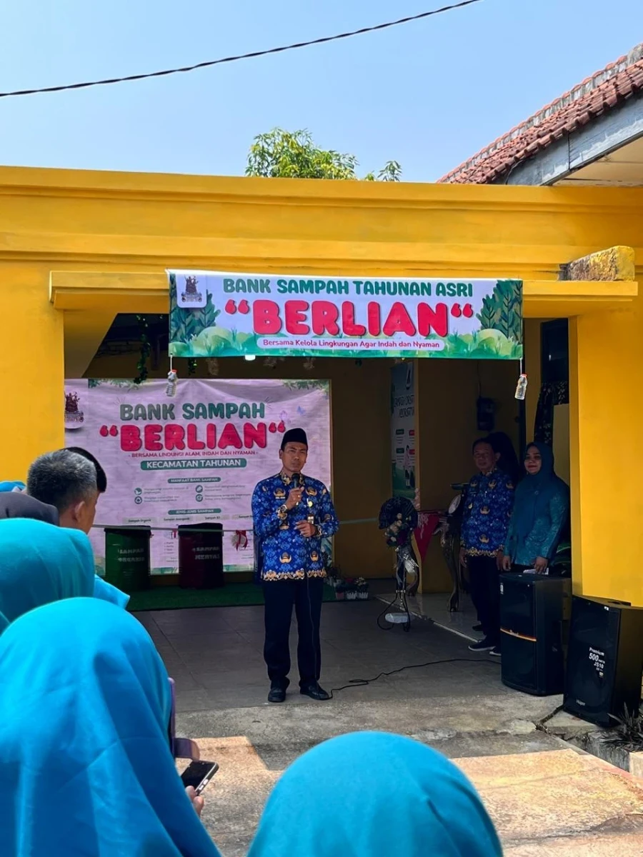 Peresmian Bank Sampah BERLIAN Kecamatan Tahunan