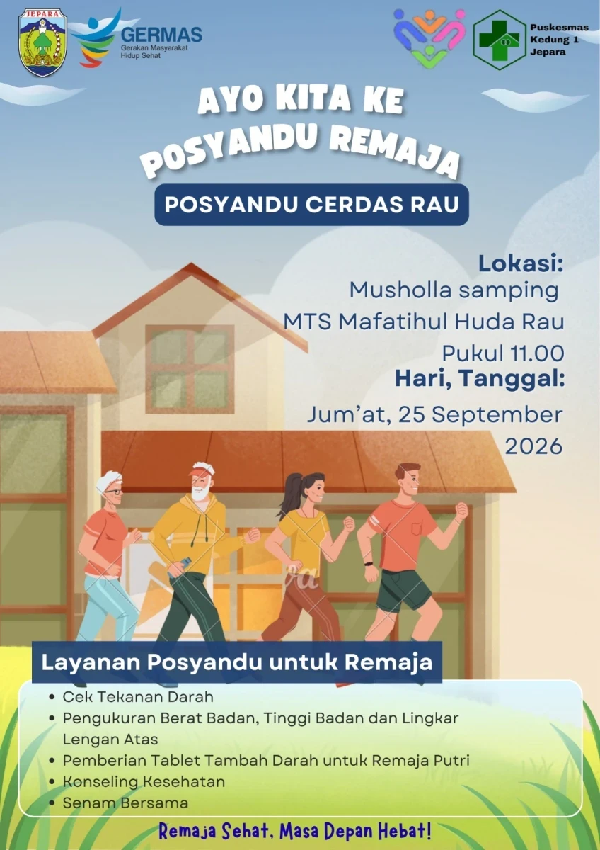 Kegiatan posyandu remaja Rau