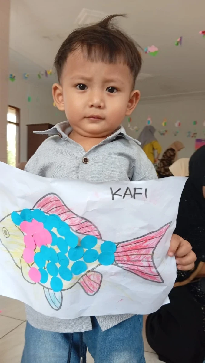 Kegiatan pos PAUD Anggrek Indah Desa Rau