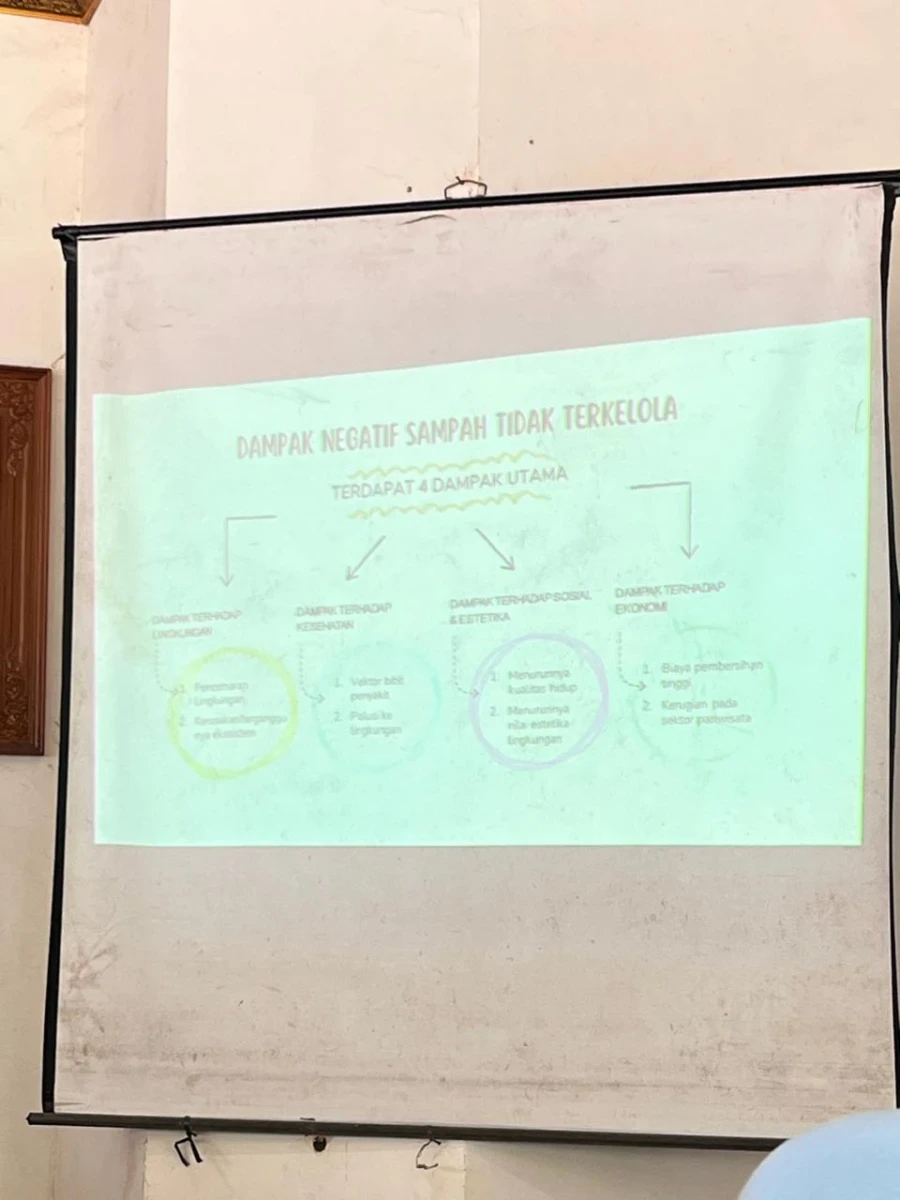 Edukasi Pengelolaan Sampah di tingkat rumah tangga oleh DLH Kabupaten Jepara