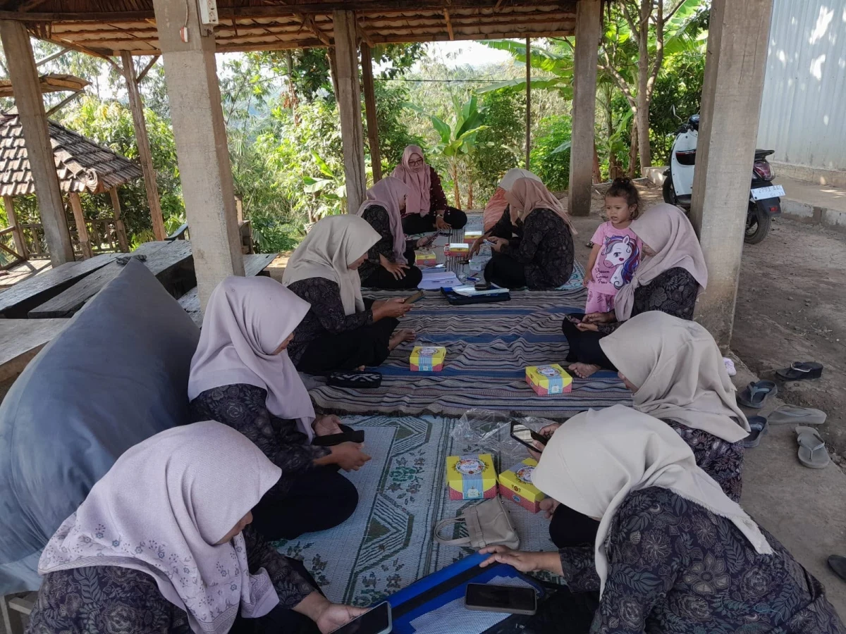 Pertemuan rutin PKK. Rakor TP PKK desa. sosialisasi Pokja 3 