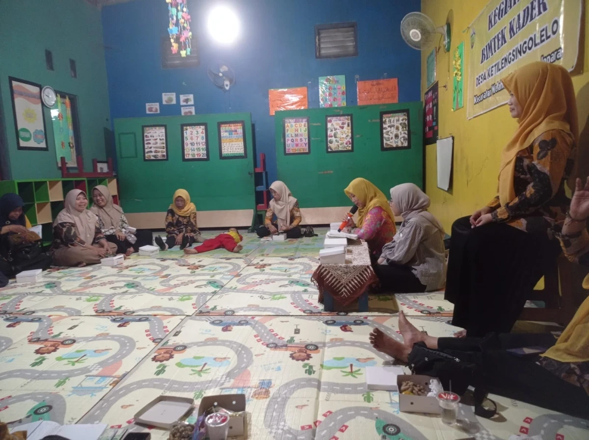 Pertemuan rutin Bimtek Kader Desa ketilengsingolelo 