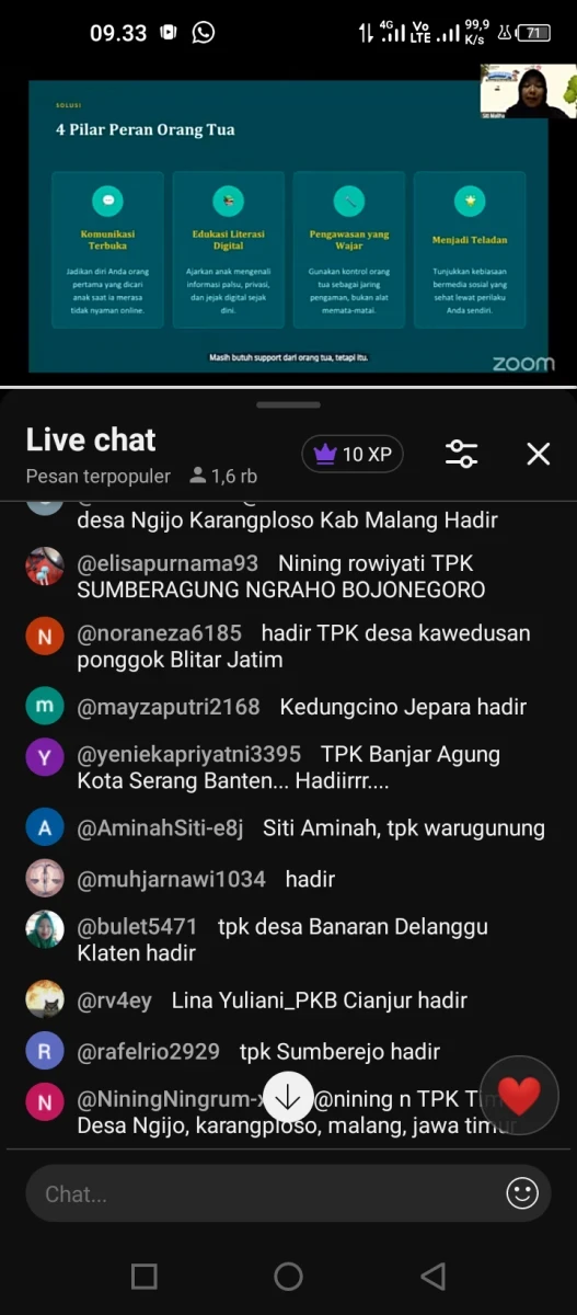 Kader TPK Desa Kedungcino Mengikuti TAMASYA KERABAT Seri 31 Tahun 2026