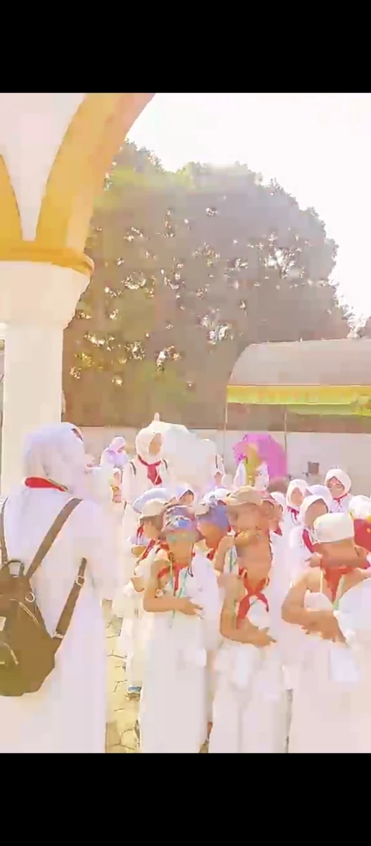KEGIATAN SIMULASI MANASIK HAJI TK TARBIATUL ATHFAL KEDUNGCINO