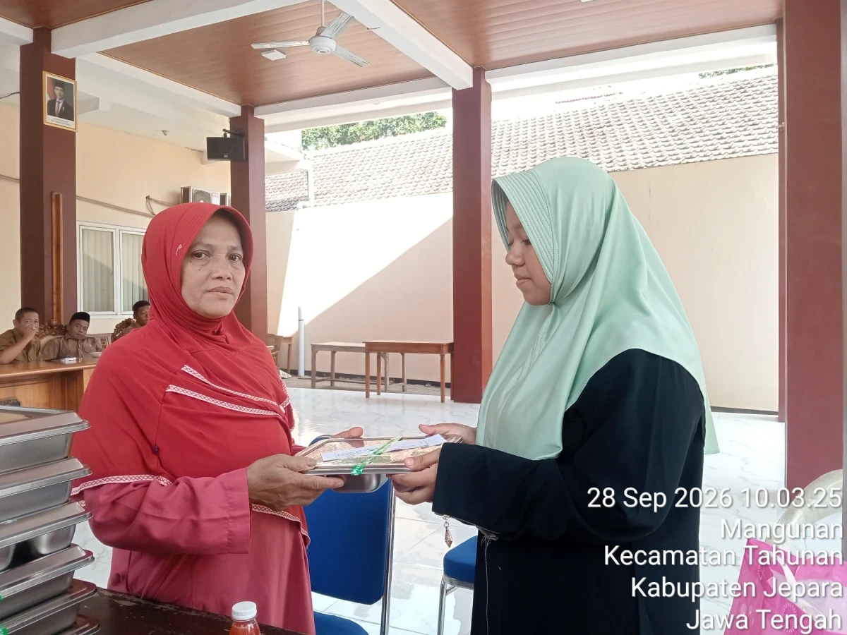 Pendistribusian MBG di Desa Mangunan 