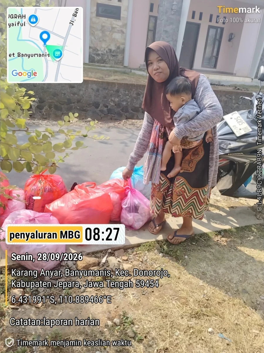PENGAMBILAN SAMPAH POPOK BAYI DAN LANSIA RUTIN KADER POSYANDU DESA BANYUMANIS