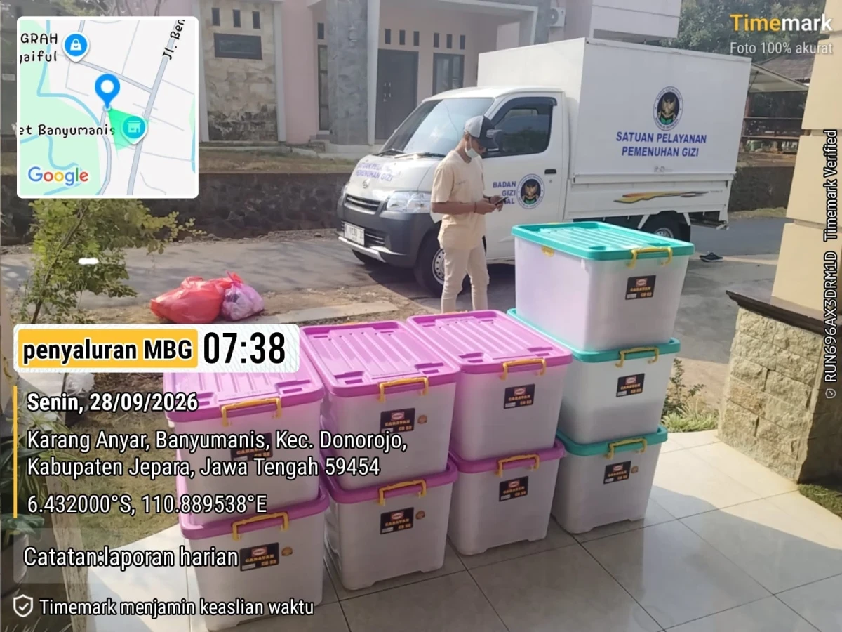 PENDISTRIBUSIAN MBG UNTUK IBU HAMIL DAN BALITA DI POS MAWAR MERAH 4