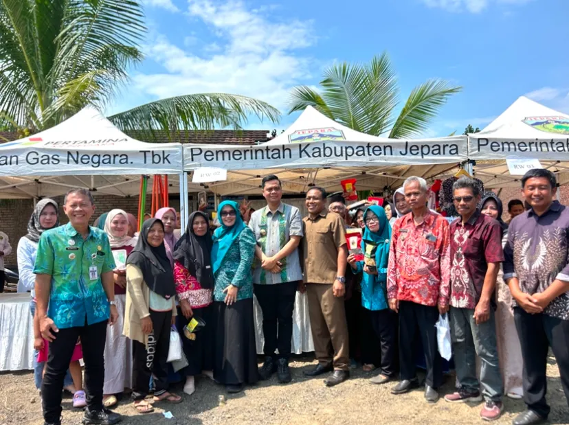 TP PKK Kecamatan Kembang, TP Posyandu Kecamatan Kembang dalam Acara Bupati Ngantor di Desa Tubanan