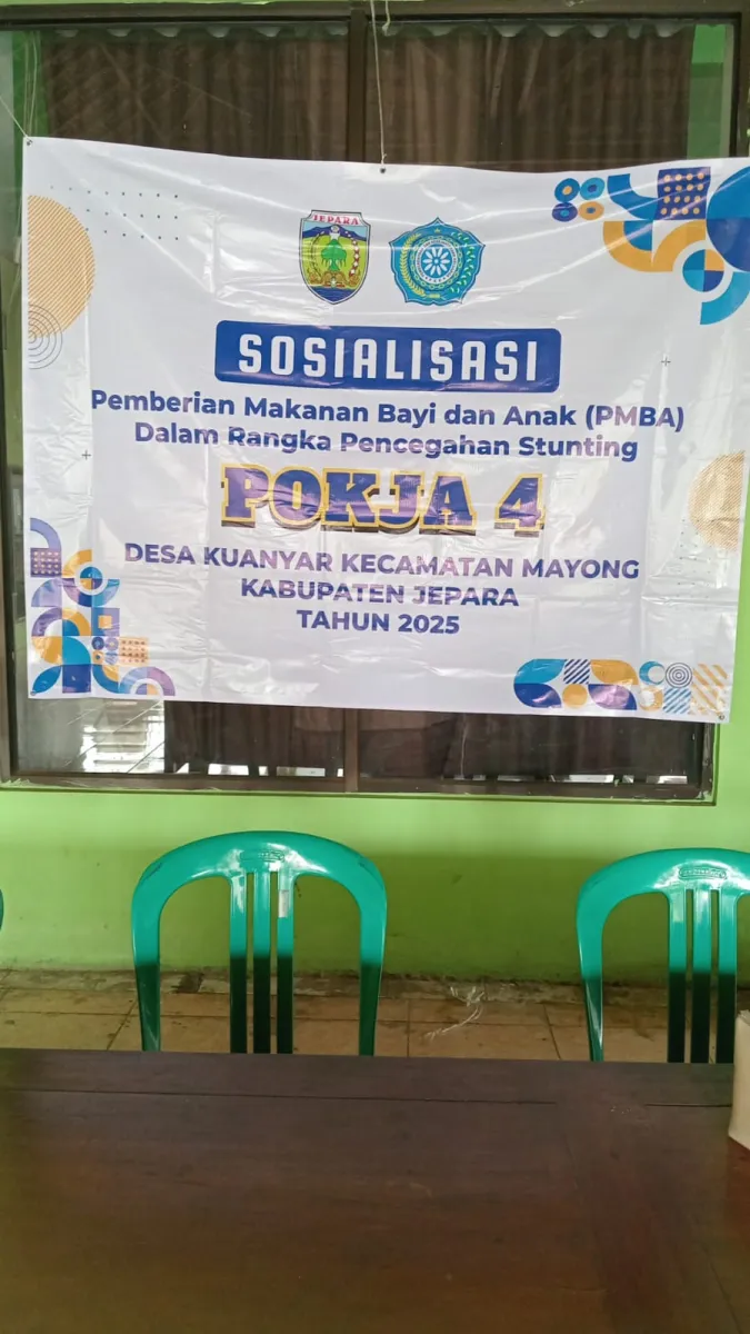 Rapat koordinasi (Sosialisasi Pemberian Makanan Bayi dan Anak)