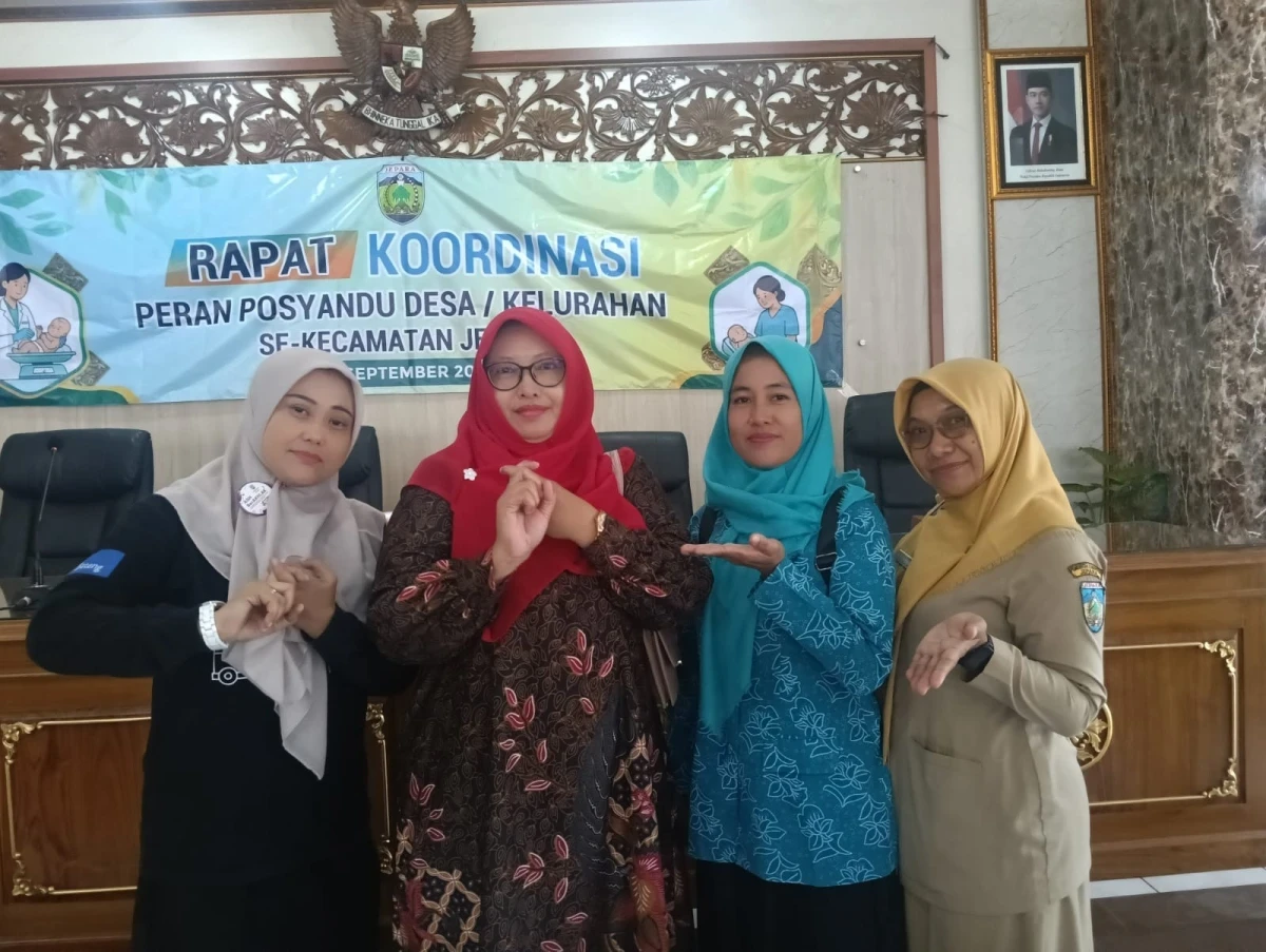 RAPAT KOORDINASI PERAN POSYANDU DESA/ KELURAHAN DI KECAMATAN JEPARA 
