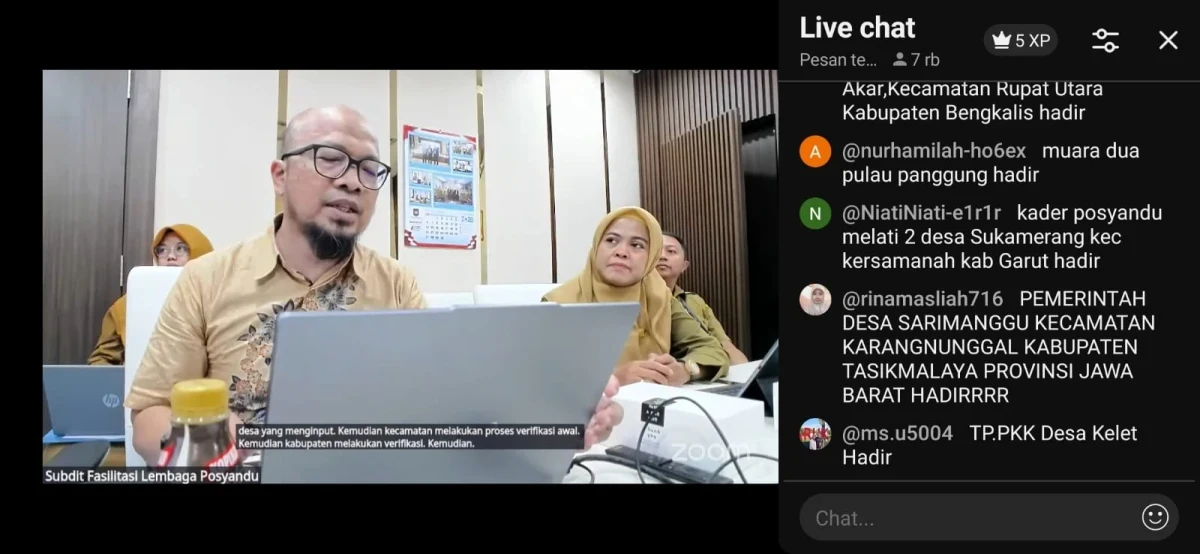 Sosialisasi Tata Cara Pemberian Nomor Registrasi Pos Pelayanan Terpadu