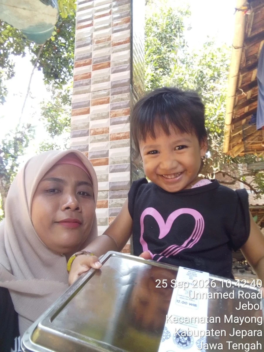 Porsi Pas dan Bergizi, MBG Balita Posyandu Dahlia Singorojo Jadi Favorit