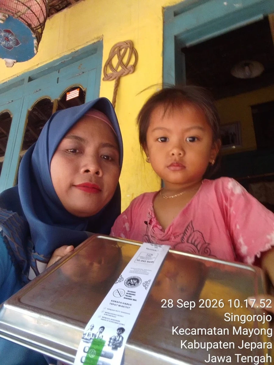 Edukasi Pola Makan Sehat Warnai Penyaluran MBG Balita di Posyandu Dahlia