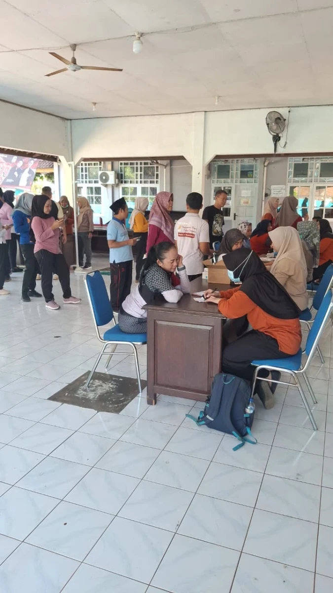 TP PKK Kecamatan Kembang Mengikuti CKG Bersama Puskesmas Kembang