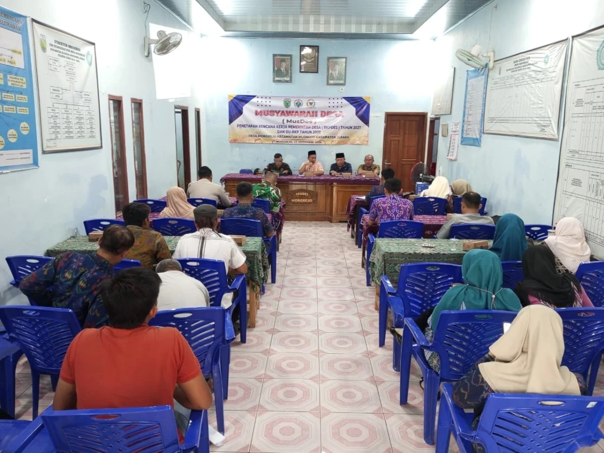 Pokja III TP PKK Kecamatan Mlonggo Dampingi Musyawarah Desa Penetapan RKP Desa Mororejo Tahun 2027