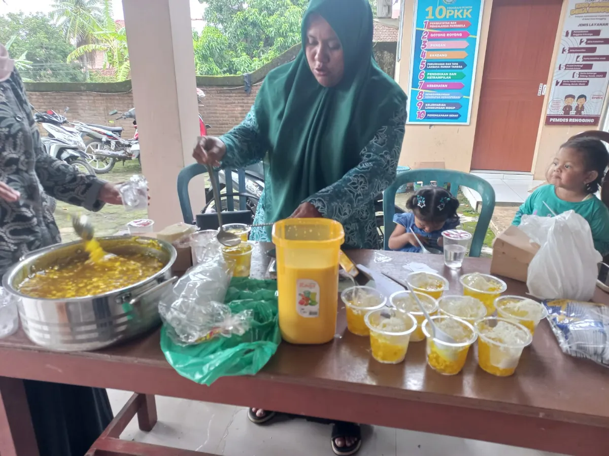 Praktik Membuat Es Jagung