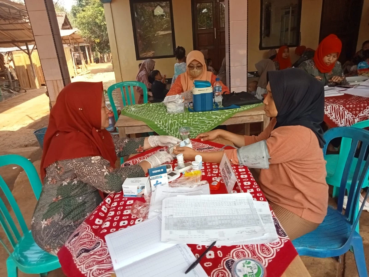 Ketua TP PKK Kecamatan Tahunan melaksanakan Pembinaan Posyandu Melati 1 6 SPM Desa Kecapi
