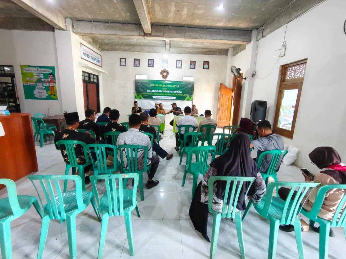SOSIALISASI JAGA DESA OLEH KEJAKSAAN NEGERI JEPARA