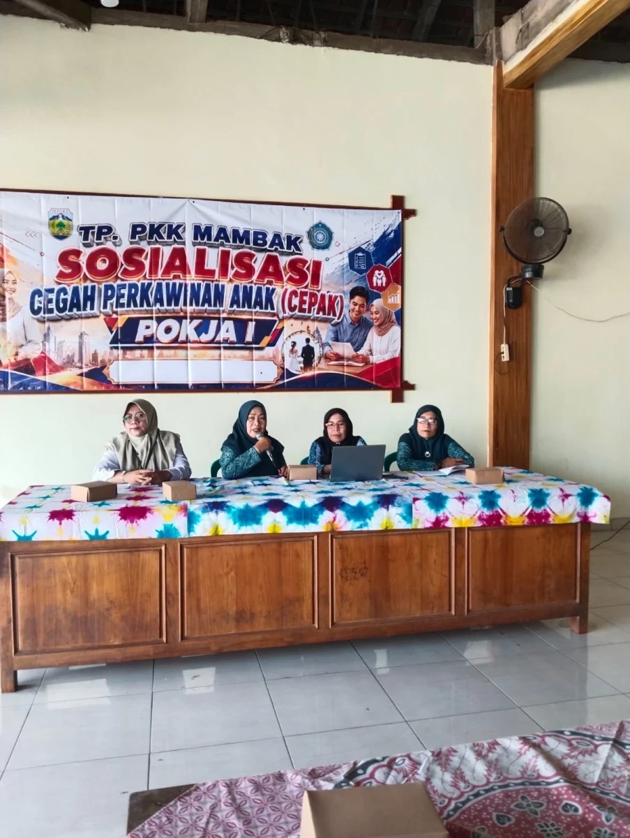 Sosialisasi cegah perkawinan anak(cepak) dari pokja 1