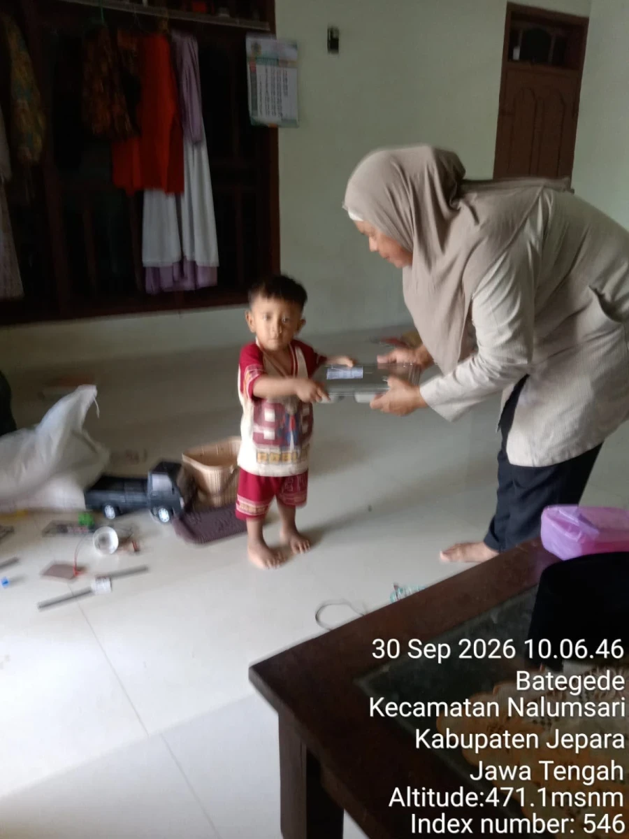 Pembagian MBG ke dukuh godang