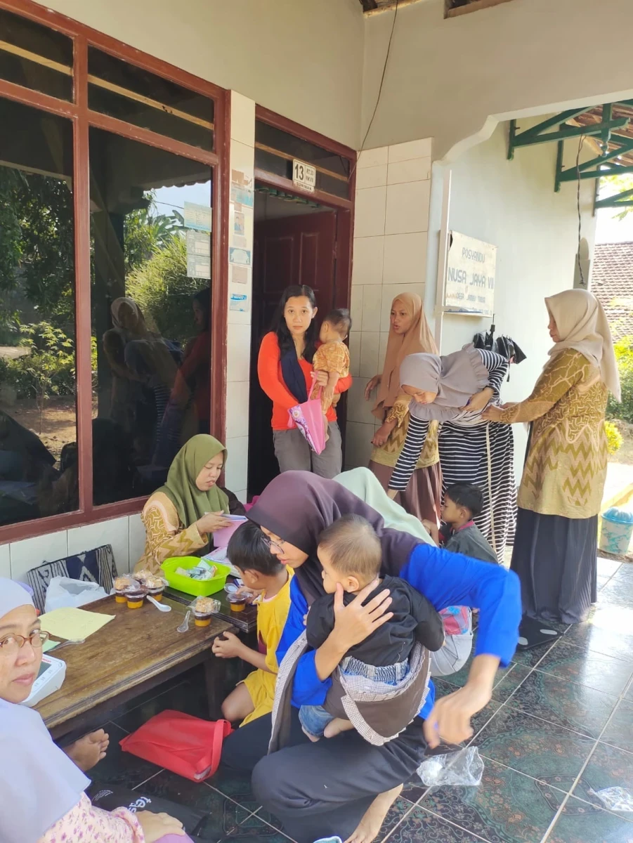 POKJA IV TP PKK Kecamatan Mlonggo Dukung Pelaksanaan Posyandu Balita Desa Jambu Timur