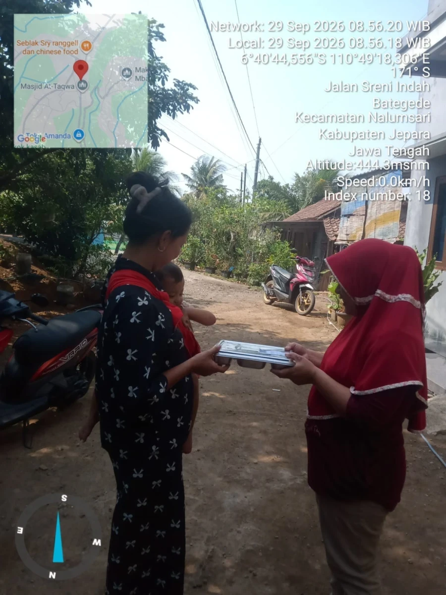 Pembagian MBG ke dukuh godang