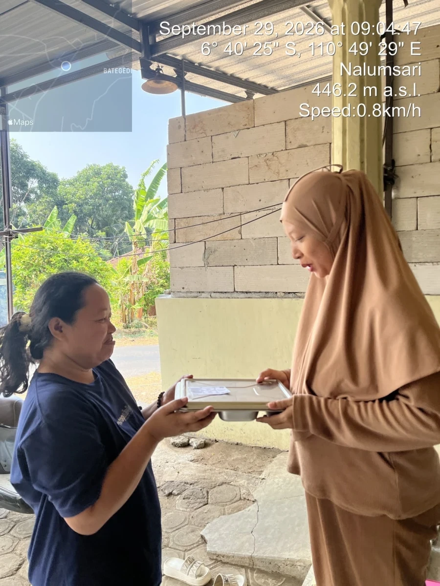 Pembagian MBG ke dukuh godang