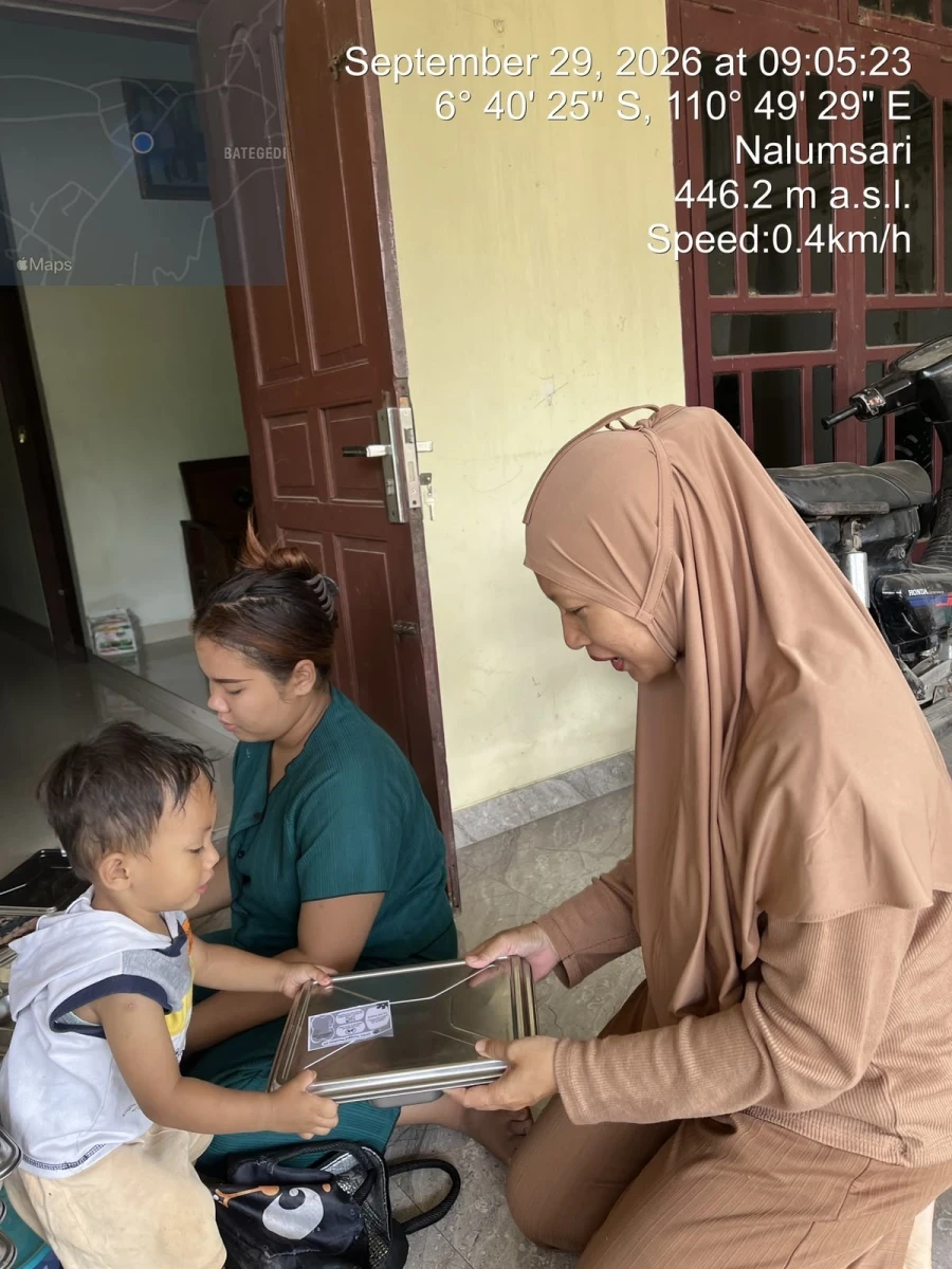 Pembagian MBG ke dukuh godang